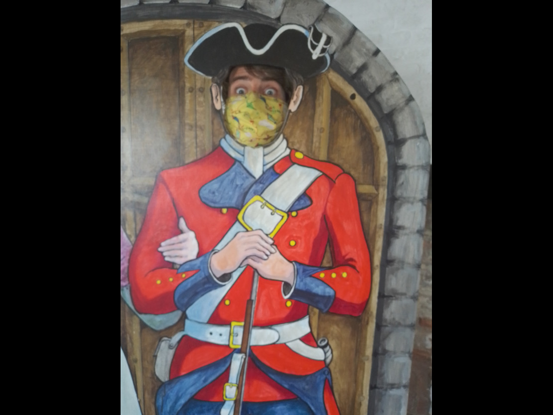 Mike as a soldier