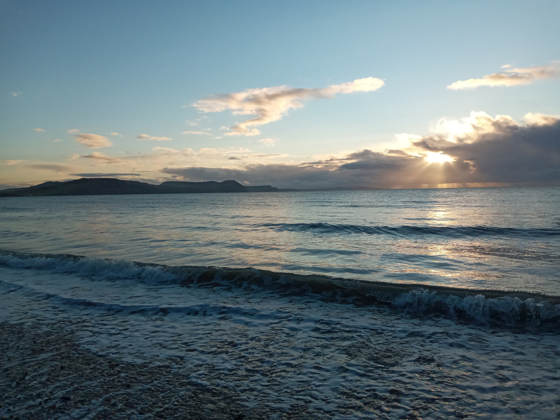 Sunrise in Lyme Regis