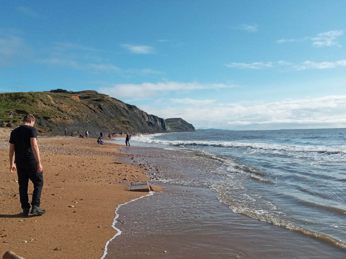 Beach in Charmouth
