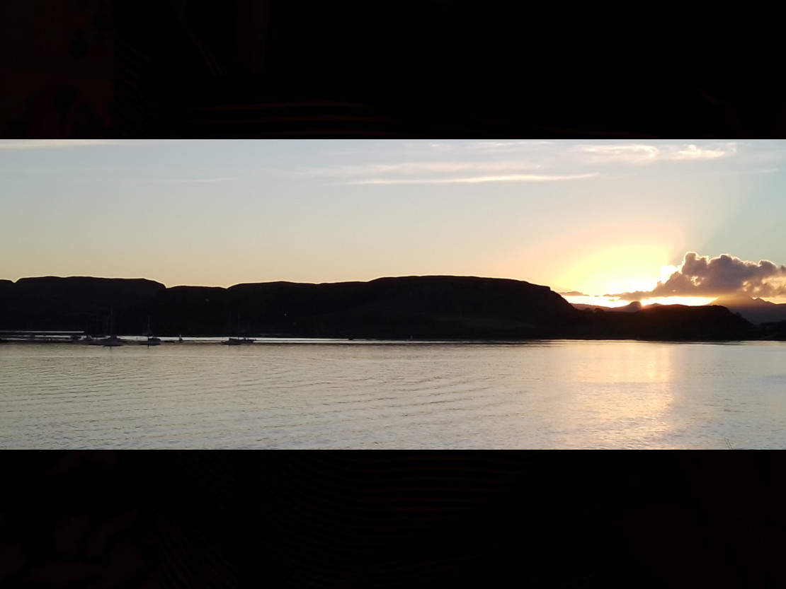 sunset oban