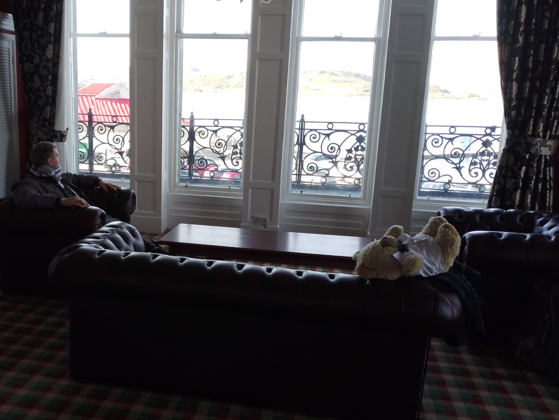 Sitting area of hotel