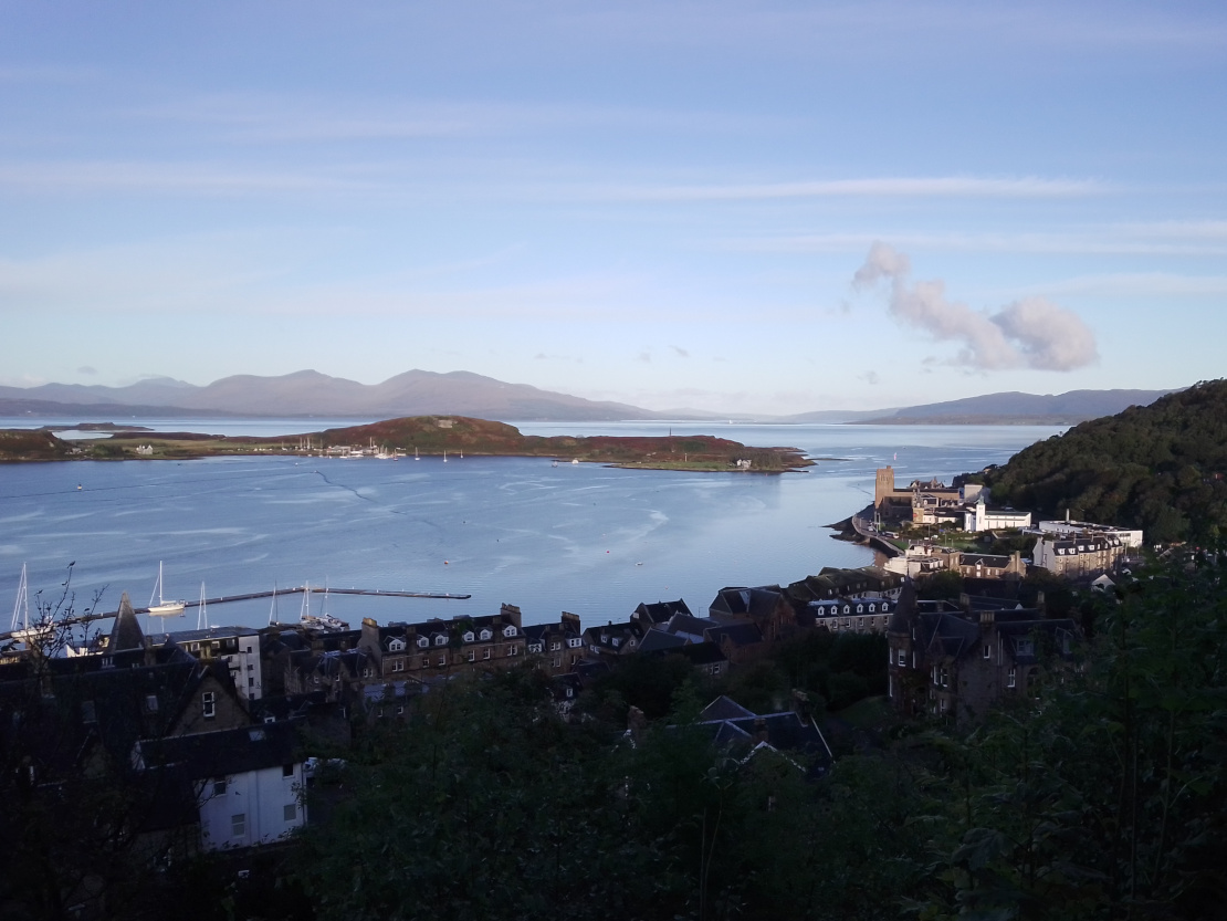 Oban from above