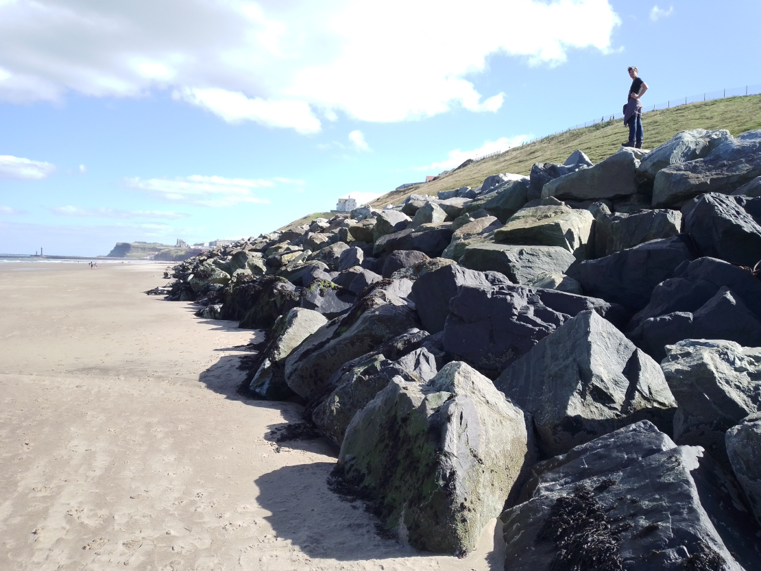 Mike on boulders