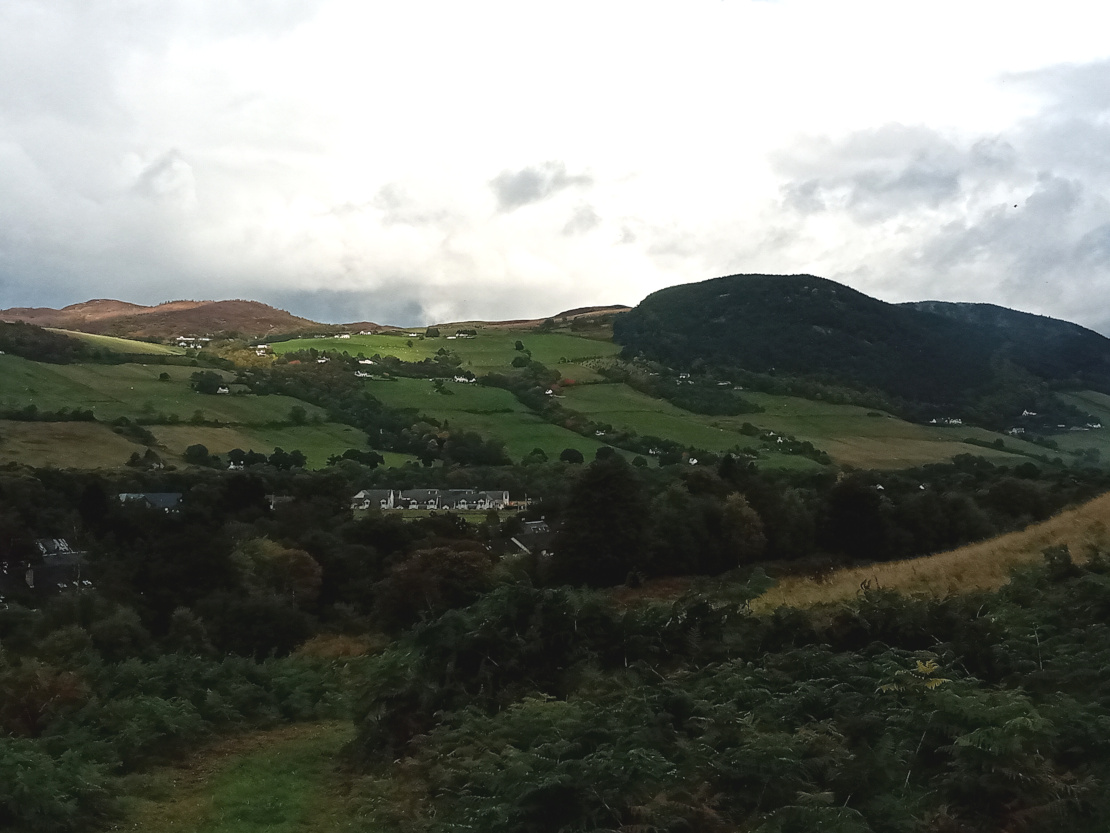 The hills over Loch Ness