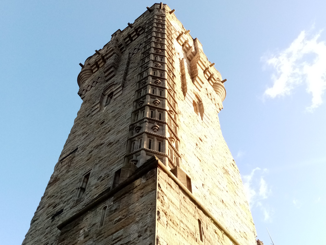 Wallace Monument treppe seitlich
