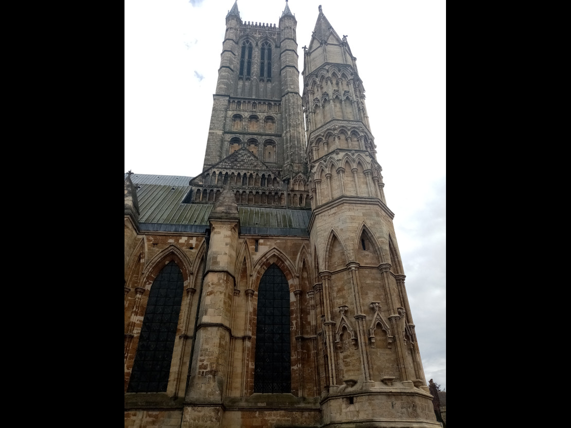 Lincoln Cathedral seitlicher Turm