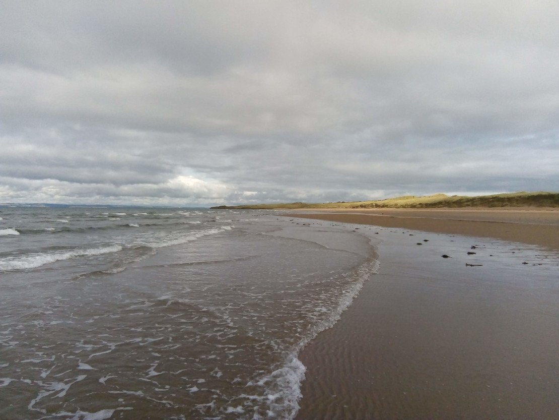 Aberlady beach
