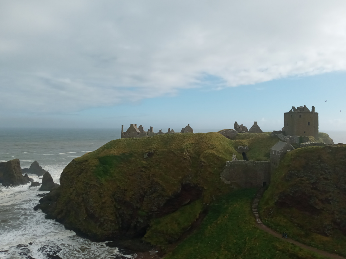 Dunnottar castle from the other side