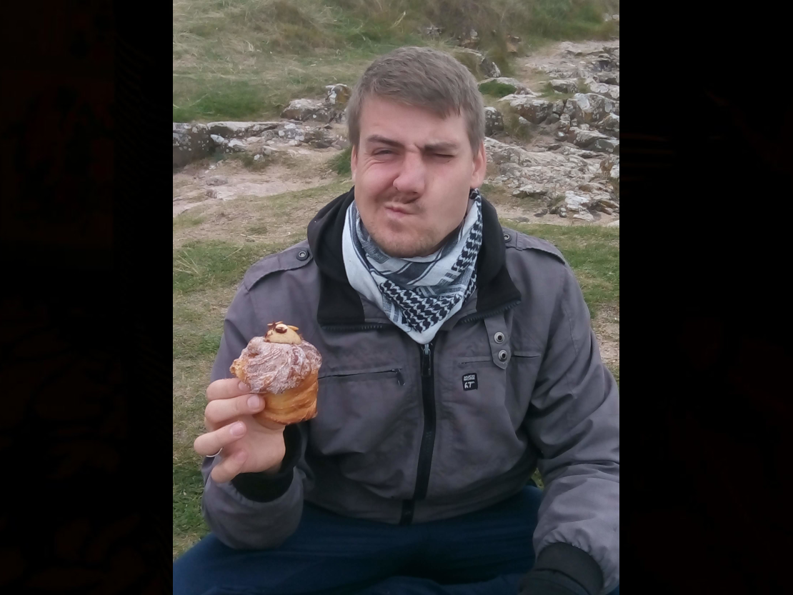 Silly Mike and his cruffin