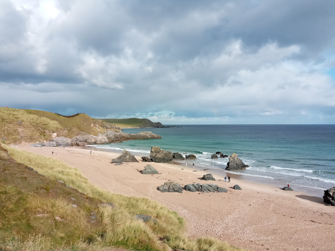 Durness beach left